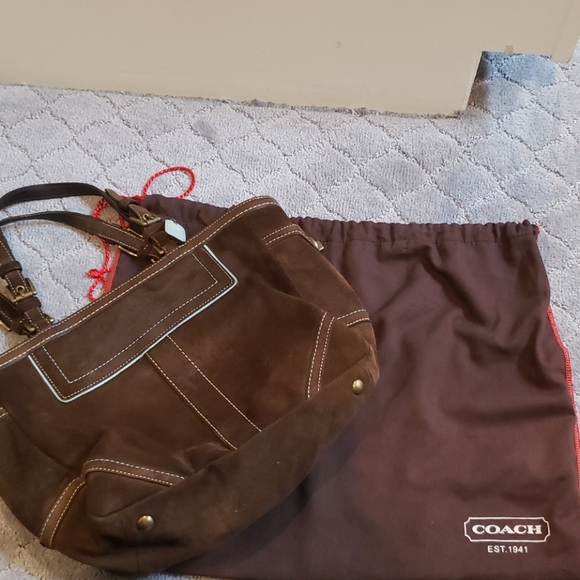 Coach Hampton Brown Suede - Picture 4 of 4